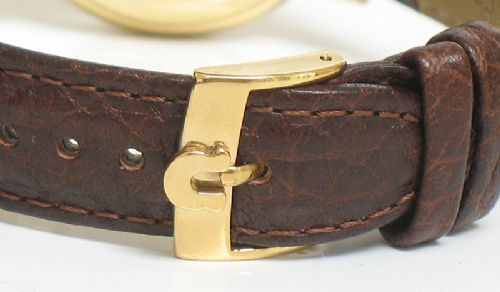 fig 7. EXCEPTIONAL SOLID 18CT GOLD OMEGA SEAMASTER DEVILLE AUTOMATIC MENS WATCH C1960