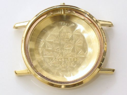 fig 9. EXCEPTIONAL SOLID 18CT GOLD OMEGA SEAMASTER DEVILLE AUTOMATIC MENS WATCH C1960