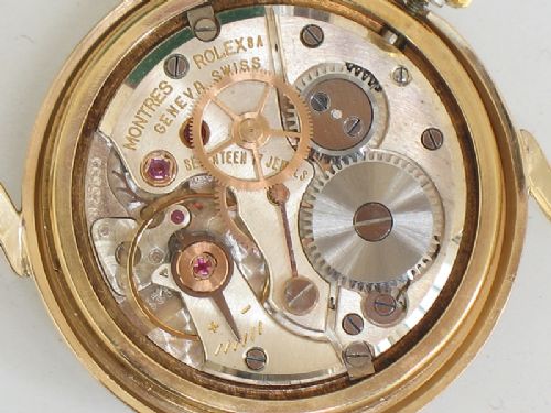 fig 7. SUPERB SOLID 9CT GOLD ROLEX PRECISION MENS WATCH C1957-58