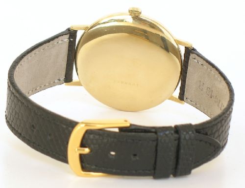 fig 5. EXCEPTIONAL SOLID 18ct GOLD ZENITH 17 JEWEL CAL 2310 MENS WATCH c1960