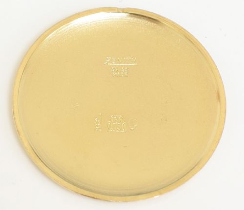 fig 7. EXCEPTIONAL SOLID 18ct GOLD ZENITH 17 JEWEL CAL 2310 MENS WATCH c1960