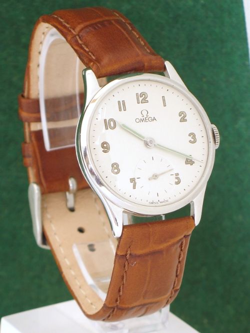 fig 1. RARE ORIGINAL OMEGA CALIBRE 30T2 MENS WATCH C1944
