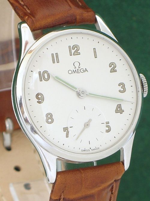 fig 3. RARE ORIGINAL OMEGA CALIBRE 30T2 MENS WATCH C1944