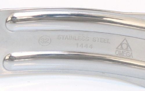 fig 6. STUNNING MINT ORIGINAL STAINLESS STEEL OMEGA GENEVE AUTOMATIC MENS WATCH