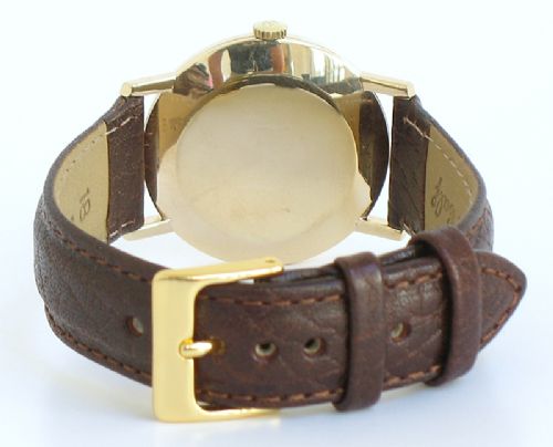 fig 5. STUNNING MINT CONDITION SOLID 9ct GOLD TISSOT MENS WATCH WITH ORIGINAL BOX 