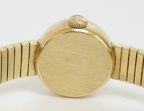fig 8. EXQUISITE SOLID 18ct GOLD AND DIAMONDS LADIES OMEGA COCKTAIL WATCH c1960