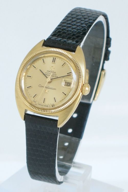 Rare Mint 18ct Omega Constellation Chronometer Ladies Watch with Box
