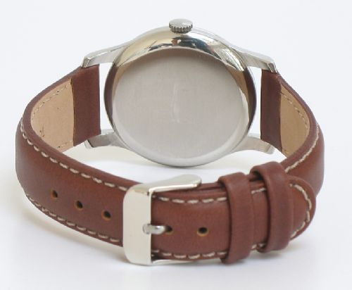 fig 4. LONGINES 23Z STAINLESS STEEL MANUAL WIND MENS WATCH C1960