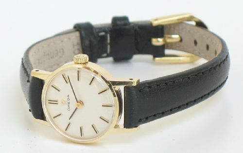 fig 2. EXQUISITE SOLID 9CT GOLD LADIES OMEGA COCKTAIL WATCH