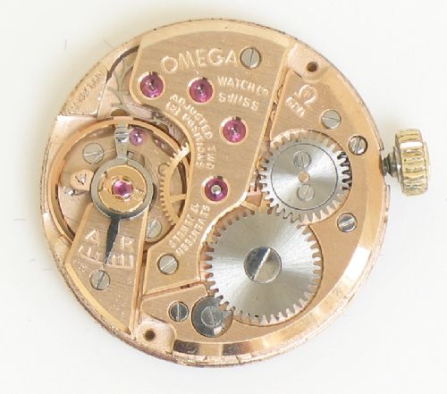 fig 3. EXQUISITE SOLID 9CT GOLD LADIES OMEGA COCKTAIL WATCH