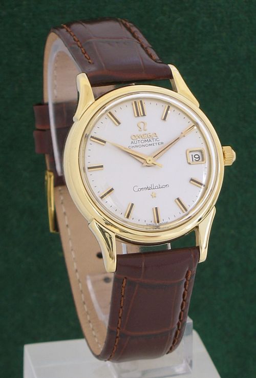 fig 1. THE MOST INCREDIBLE SOLID 18CT GOLD OMEGA CONSTELLATION CHRONOMETER AUTOMATIC MENS WATCH WITH ORIGINAL BOX