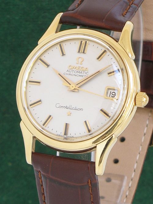 fig 2. THE MOST INCREDIBLE SOLID 18CT GOLD OMEGA CONSTELLATION CHRONOMETER AUTOMATIC MENS WATCH WITH ORIGINAL BOX