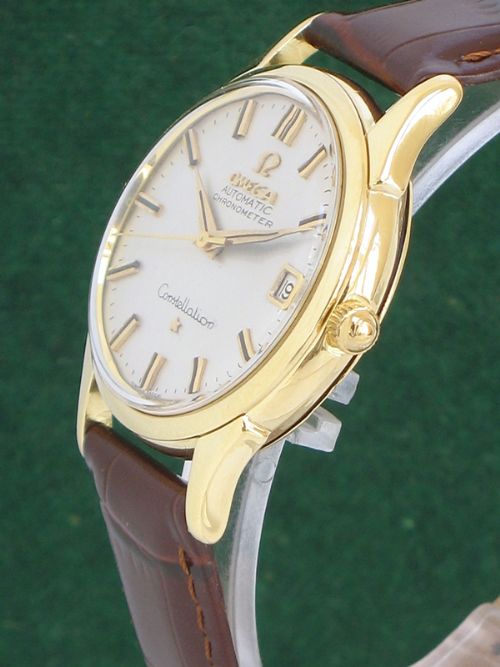 fig 4. THE MOST INCREDIBLE SOLID 18CT GOLD OMEGA CONSTELLATION CHRONOMETER AUTOMATIC MENS WATCH WITH ORIGINAL BOX