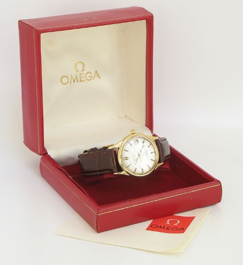 fig 10. THE MOST INCREDIBLE SOLID 18CT GOLD OMEGA CONSTELLATION CHRONOMETER AUTOMATIC MENS WATCH WITH ORIGINAL BOX