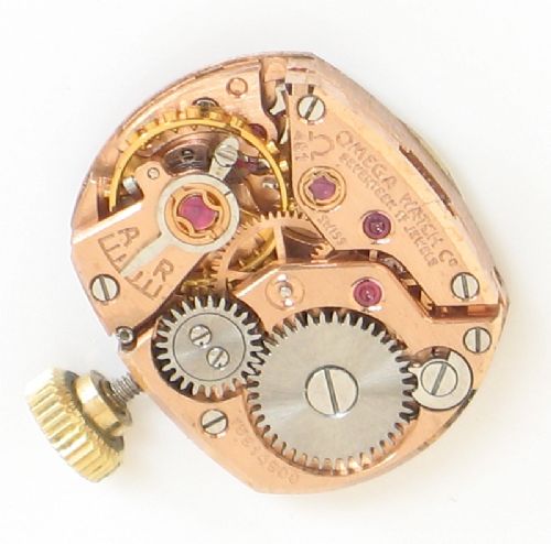 fig 10. EXQUISITE SOLID 9CT GOLD LADIES OMEGA COCKTAIL WATCH
