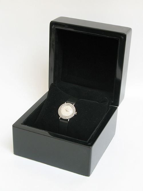 fig 8. STUNNING RARE OMEGA PLATINUM AND DIAMOND LADIES ART DECO COCKTAIL WATCH C1920