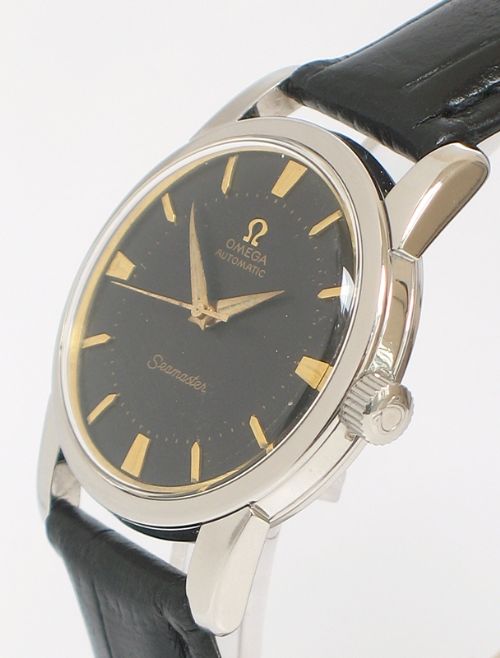 fig 3. SUPERB STAINLESS STEEL OMEGA SEAMASTER CAL 501 AUTOMATIC MENS WATCH C1956