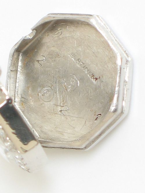 fig 11. STUNNING LONGINES PLATINUM AND DIAMOND LADIES ART DECO COCKTAIL WATCH C1960