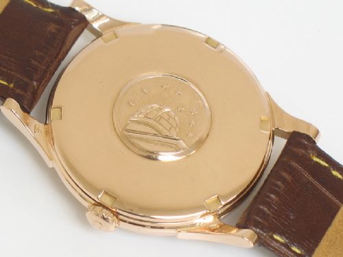 fig 5. EXTREMELY RARE SOLID 18CT ROSE GOLD OMEGA CONSTELLATION CHRONOMETER AUTOMATIC MENS WATCH C1960