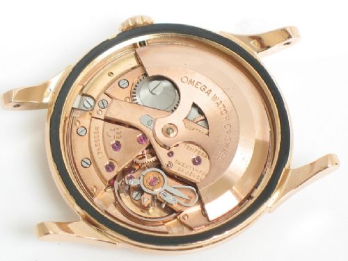 fig 6. EXTREMELY RARE SOLID 18CT ROSE GOLD OMEGA CONSTELLATION CHRONOMETER AUTOMATIC MENS WATCH C1960