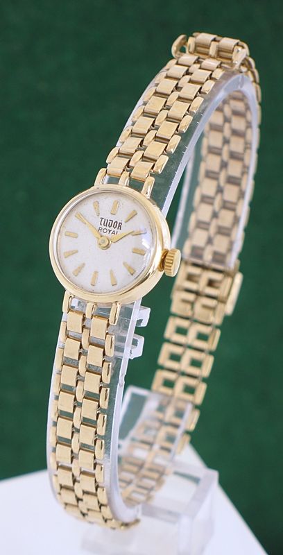 Beautiful Solid 9ct Gold Ladies Rolex Tudor Royal Cocktail Watch C1960
