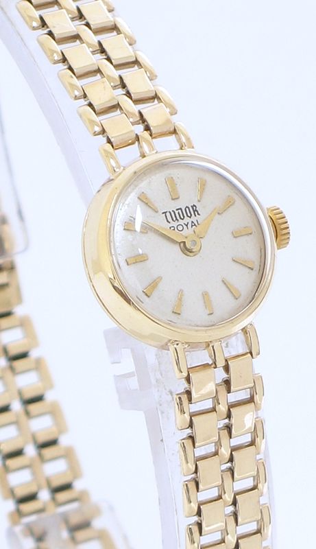 fig 3. BEAUTIFUL SOLID 9CT GOLD LADIES ROLEX TUDOR ROYAL COCKTAIL WATCH C1960