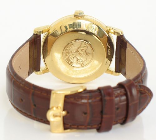 fig 7. SUPERB SOLID 18CT GOLD OMEGA SEAMASTER AUTOMATIC TWO TONE DIAL MENS WATCH C1958-59