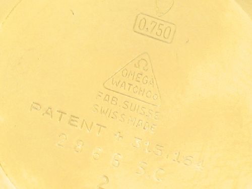 fig 10. SUPERB SOLID 18CT GOLD OMEGA SEAMASTER AUTOMATIC TWO TONE DIAL MENS WATCH C1958-59