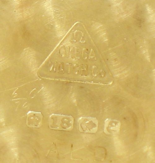 fig 8. STUNNING RARE SOLID 18CT GOLD OMEGA SEAMASTER BUMPER AUTOMATIC CAL 354 MENS WATCH C1953