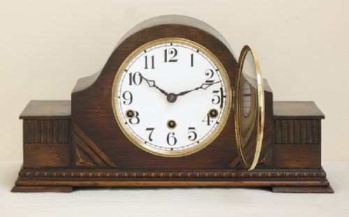 fig 1. RARE OAK TRIPLE CHIME WESTMINSTER WHITTINGTON FORT AUGUSTINE VILLA CLOCK C1900