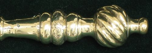 fig 3. LOVELY GENUINE SOLID BRASS VICTORIAN ART NOUVEAU COMPANION SET FIRE IRONS C1880