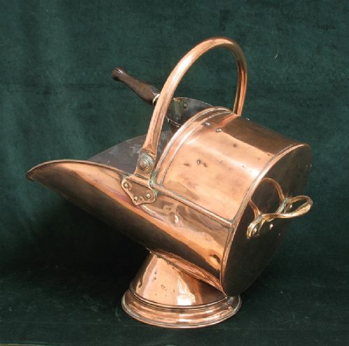 fig 2. LOVELY VICTORIAN COPPER COAL SCUTTLE C1880