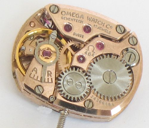 fig 9. STUNNING RARE OMEGA PLATINUM AND 2CT DIAMOND LADIES COCKTAIL WATCH C1960