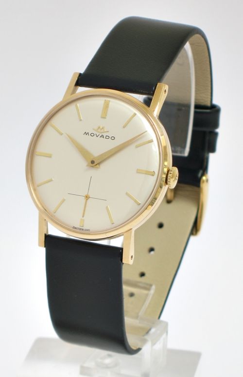 Solid 9ct Gold Movado Calibre 125 Mens Watch 1960