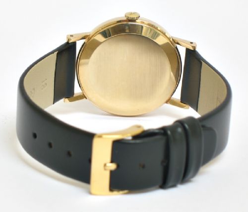 fig 2. SOLID 9CT GOLD MOVADO CALIBRE 125 MENS WATCH 1960