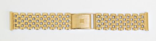 Solid 9ct Gold Mens Watch Bracelet Pr Strap C1959-60