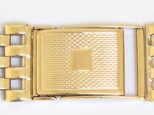 fig 2. SOLID 9CT GOLD MENS WATCH BRACELET PR STRAP C1959-60