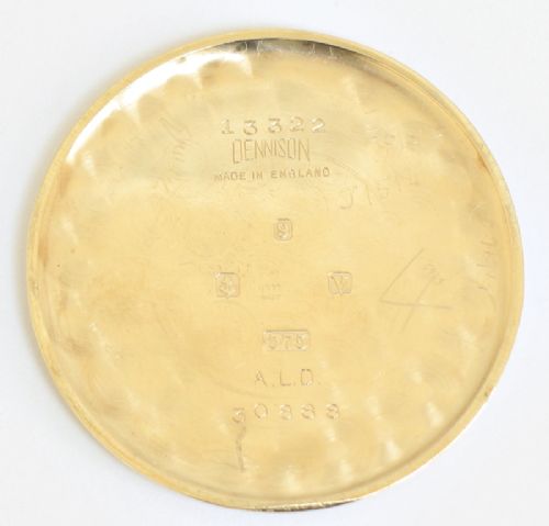 fig 7. STUNNING RARE SOLID 9CT GOLD OMEGA 30T2 MENS WATCH C1945-46
