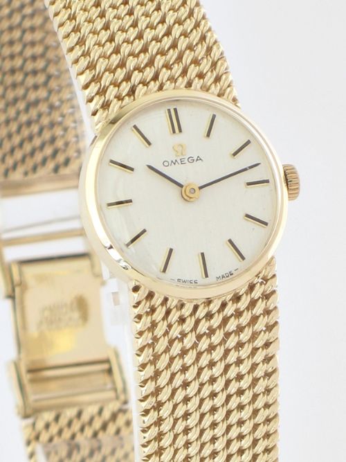 fig 4. EXQUISITE SOLID 9CT GOLD OMEGA LADIES COCKTAIL WATCH