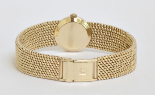 fig 5. EXQUISITE SOLID 9CT GOLD OMEGA LADIES COCKTAIL WATCH