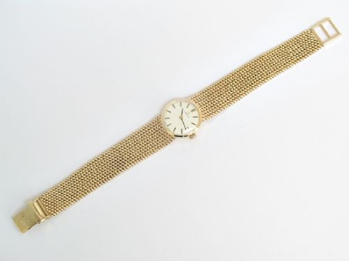 fig 7. EXQUISITE SOLID 9CT GOLD OMEGA LADIES COCKTAIL WATCH