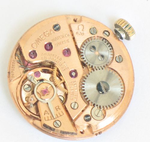 fig 8. EXQUISITE SOLID 9CT GOLD OMEGA LADIES COCKTAIL WATCH