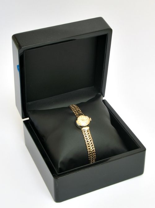 fig 9. STUNNING SOLID 9CT GOLD OMEGA LADYMATIC CALIBRE 455 LADIES COCKTAIL WATCH