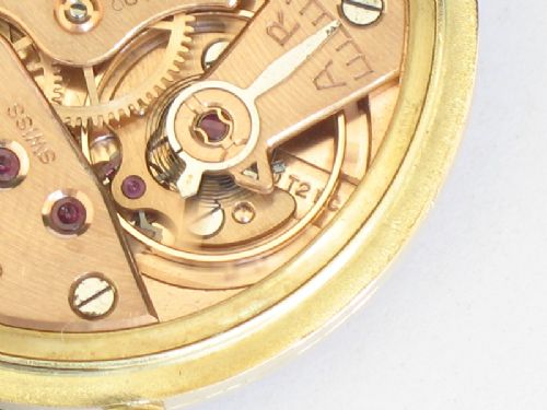 fig 8. RARE SOLID 14CT GOLD OMEGA 30T2 MENS WATCH C1947-48