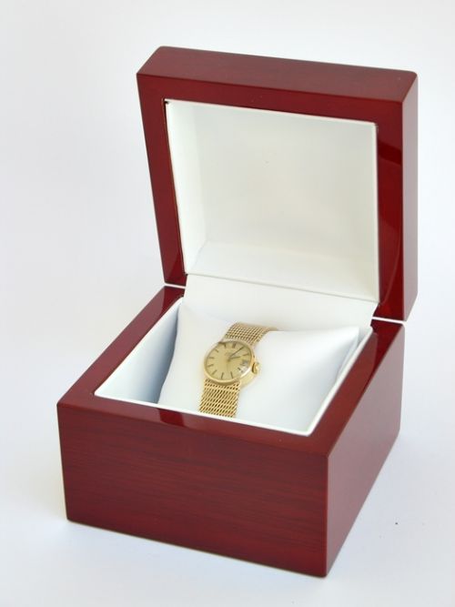 fig 7. BEAUTIFUL SOLID 9CT GOLD OMEGA LADYMATIC LADIES COCKTAIL WATCH
