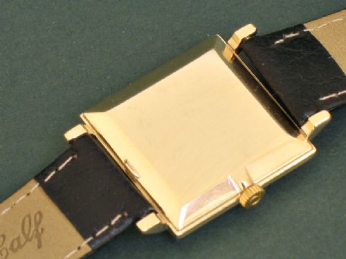 fig 4. STUNNING SOLID 9CT GOLD OMEGA MENS WATCH