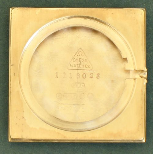fig 5. STUNNING SOLID 9CT GOLD OMEGA MENS WATCH