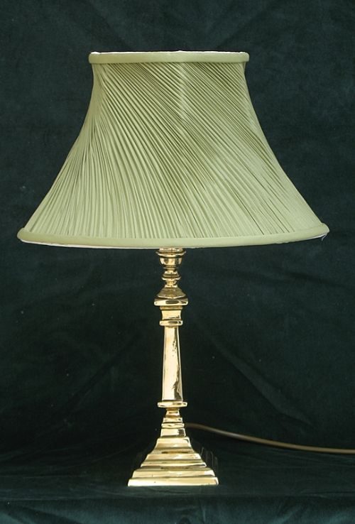 Beautiful Early Victorian Solid Brass Table or Desk Lamp C1850