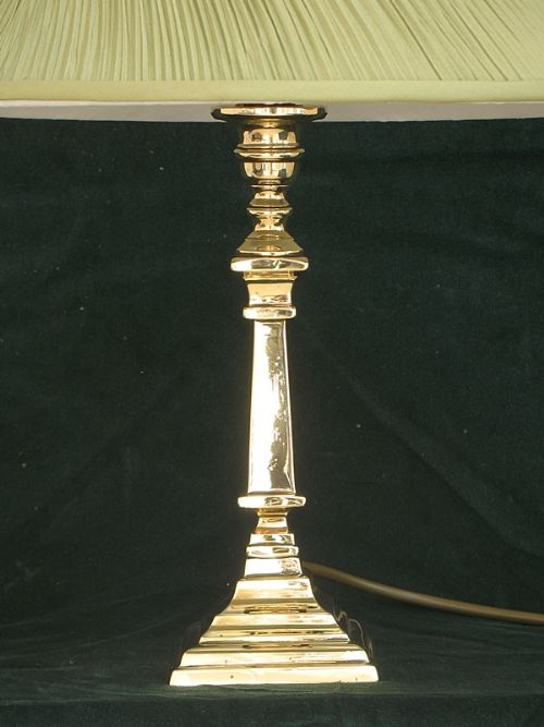 fig 1. BEAUTIFUL EARLY VICTORIAN SOLID BRASS TABLE OR DESK LAMP C1850