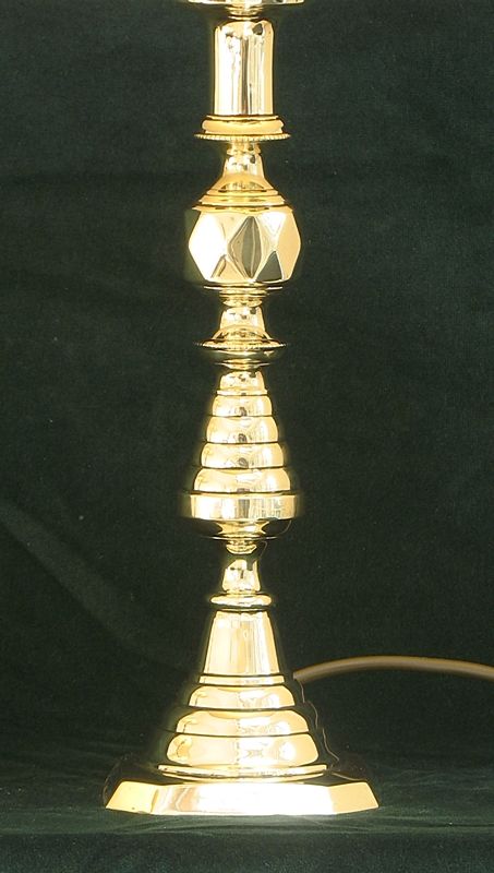fig 2. BEAUTIFUL PAIR OF LARGE SOLID BRASS VICTORIAN TABLE OR DESK LAMPS C1890